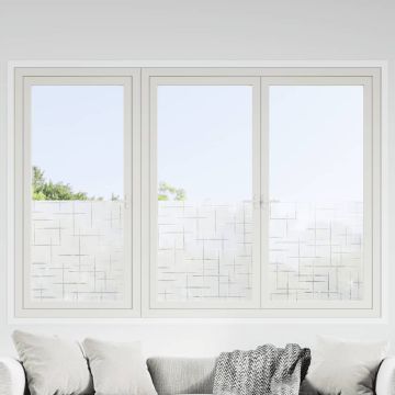 Pellicole per Finestre Smerigliate 4pz Motivo Stella in PVC