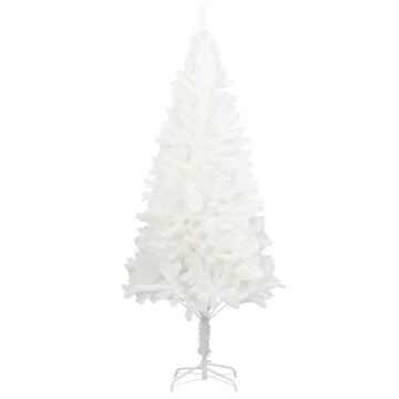 Albero di Natale Artificiale con Aghi Realistici Bianco 120 cm