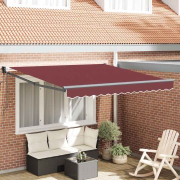 Tenda retrattile Giallo con Cornice Bianca 3 x 2,5 m