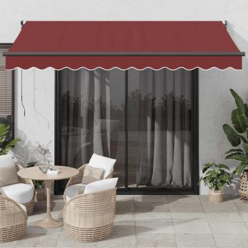 Tenda retrattile Giallo con Cornice Bianca 3,5 x 2,5 m