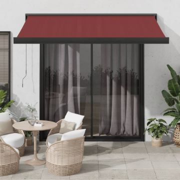 Tenda da Sole Retrattile Manuale Bordò 350x250 cm