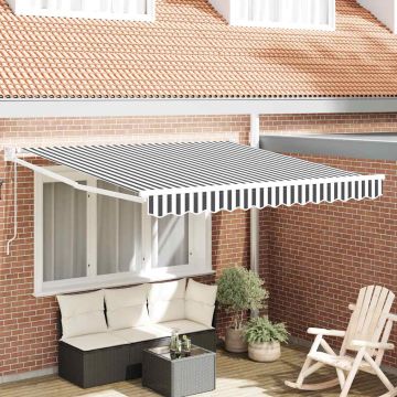 Tenda retrattile Giallo con Cornice Bianca 3 x 2,5 m