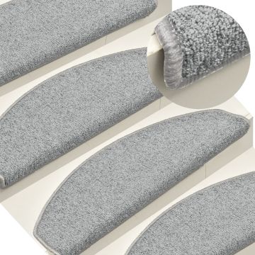 Tappetini per scale 15 pz 65 x 24 x 4 cm Non-Slip