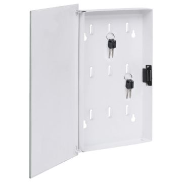 Cassetta Portachiavi con Lavagna Magnetica Bianca 30x20x4 cm