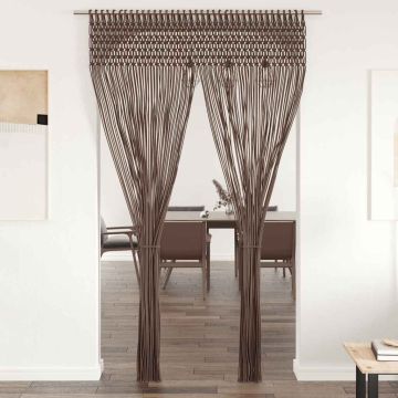 Tenda Macramè Grigio Talpa 140x240 cm in Cotone