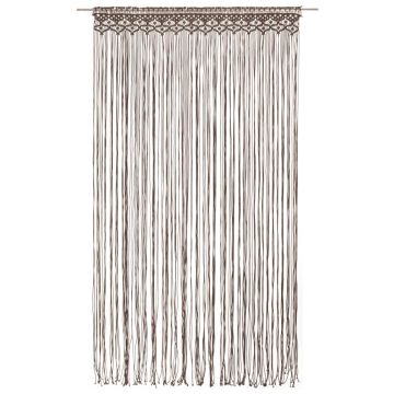 Tenda Macramè Grigio Talpa 140x240 cm in Cotone