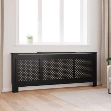 Copertura per Radiatore Nera in MDF 205 cm