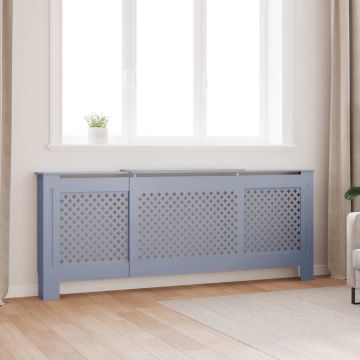 Copertura per Radiatore Grigia in MDF 205 cm