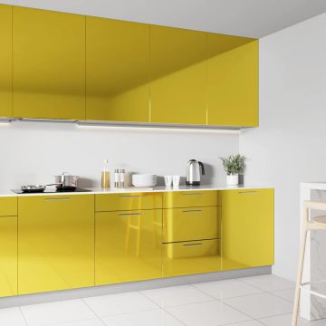 Pellicola Autoadesiva per Mobili Oro Lucido 500x90 cm in PVC