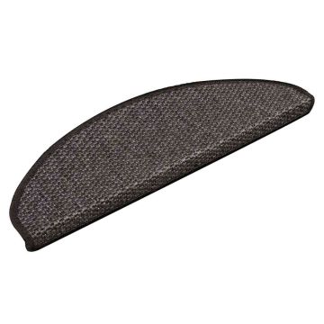 Tappeti Autoadesivi Scale Aspetto Sisal 15pz 65x21x4 Antracite