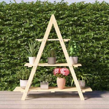 Portafiori 101x23x110 cm in Legno Massello di Pino