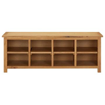 Scarpiera 114x37x45 cm in Legno Massello di Rovere