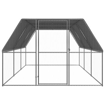 Gabbia per Polli 3x6x2 m in Acciaio Zincato