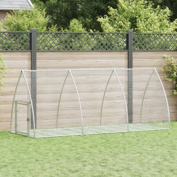 Conigliera Argento 105x300x120 cm in Acciaio Zincato