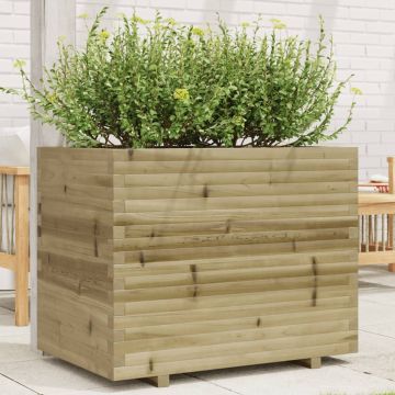 Fioriera da Giardino 90x60x72,5 cm in Legno di Pino Impregnato