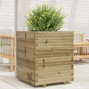 Fioriera da Giardino 60x60x72 cm in Legno di Pino Impregnato