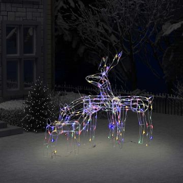 Decorazioni di Natale a Forma di Renne 3 pz 229 LED