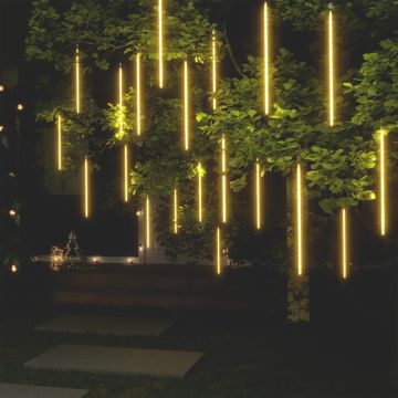 Luci Meteoriche 20 pz 50cm Bianco Caldo 720 LED Interni Esterni