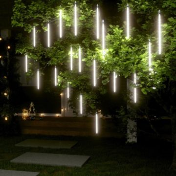Luci Meteoriche 20pz 30cm Bianco Freddo 480 LED Interni Esterni
