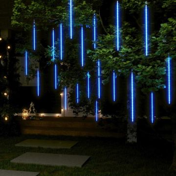 Luci Meteoriche 20 pz 50cm Blu 720 LED Interni Esterni