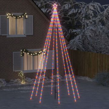Luci Albero di Natale Interni Esterni 576 LED Multicolori 3,6 m