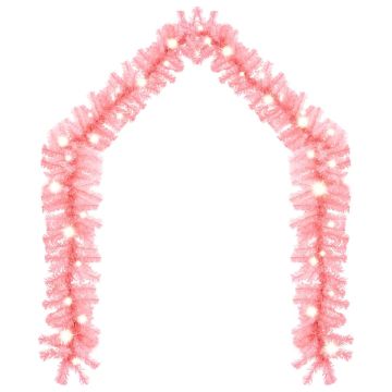 Ghirlanda Natalizia con Luci a LED 5 m Rosa