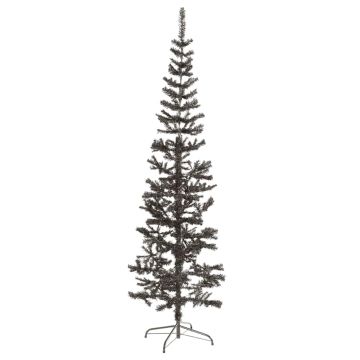 Albero di Natale Sottile Nero 180 cm