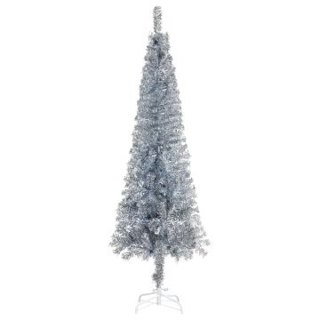 Albero di Natale Sottile Argento 240 cm
