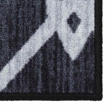 Tappeto Corsia Nera 80x400 cm