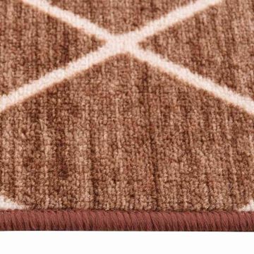 Tappeto Corsia Marrone Scuro 80x300 cm