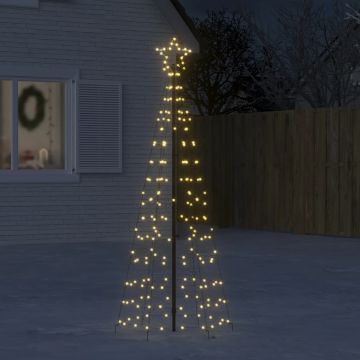 Albero di Natale LED  con picchetti 220 LED Bianco Caldo 180 cm (solo AU)