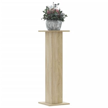 Supporti per Piante 2 pz Rovere Sonoma 30x30x95cm in Truciolato