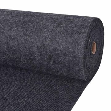 Tappeto Antracite 1,2 x 10 m Poliestere