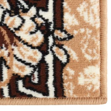 Tappeto Lungo in BCF Beige 80x500 cm