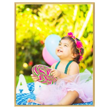 Cornici Foto Collage 3 pz per Parete Oro 40x50 cm in MDF