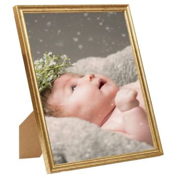Cornici Foto Collage 10 pz per Tavolo Oro 13x18 cm in MDF