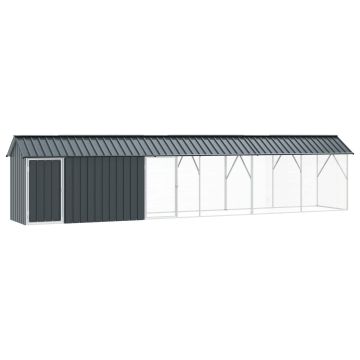 Gabbia per uccelli Antracite 630 x 103 x 142 cm Acciaio zincato
