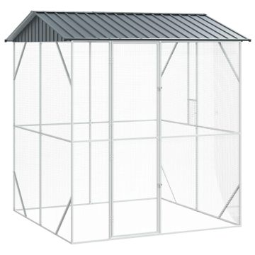 Gabbia per uccelli Antracite 215 x 208 x 247 cm