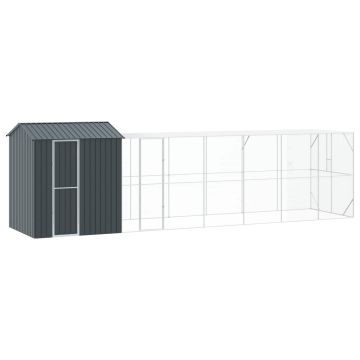 Gabbia per uccelli Antracite 824 x 208 x 247 cm Acciaio zincato