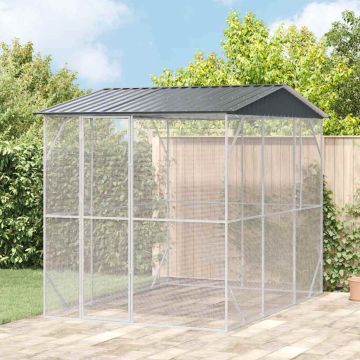 Gabbia per uccelli Antracite 227 x 310 x 247 cm
