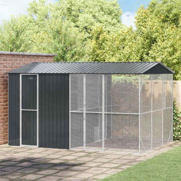 Gabbia per uccelli Antracite 430 x 310 x 247 cm Acciaio zincato