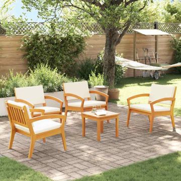 Set bistrot 5 pz Marrone Poliestere