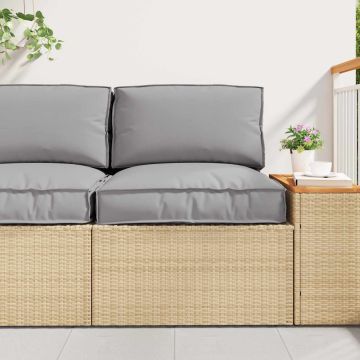 Set di Cuscini per Pallet Tessuto Oxford Grigio 70 x 70 x 12 cm