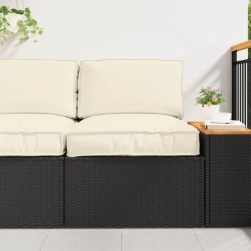 Set di Cuscini per Pallet Tessuto Oxford Crema 70 x 70 x 12 cm