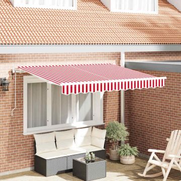 Tenda retrattile Rosso 250 x 200 cm Tessuto