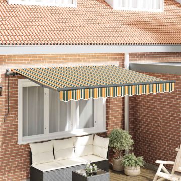 Tenda retrattile Verde 250 x 200 cm Tessuto