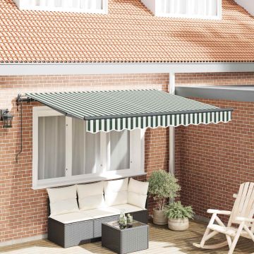 Tenda retrattile Verde 250 x 200 cm Tessuto