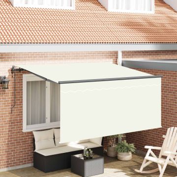 Tenda retrattile Crema 300 x 200 cm Tessuto