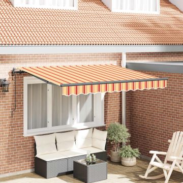 Tenda retrattile Giallo 300 x 200 cm Tessuto