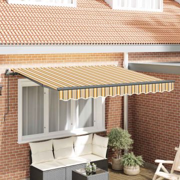 Tenda retrattile Giallo 300 x 200 cm Tessuto